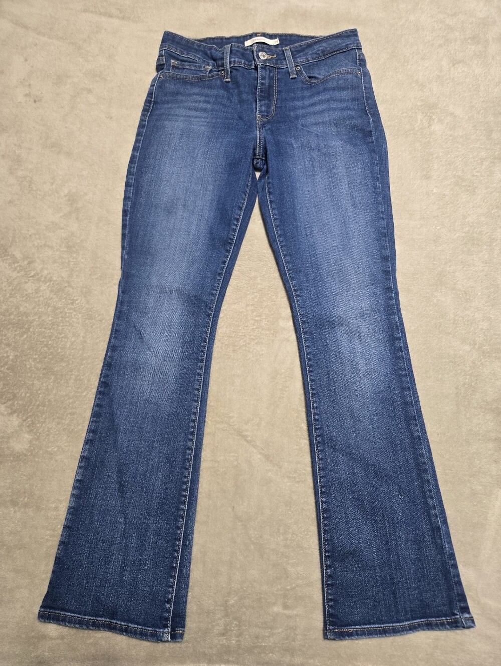 Levi's 715 Bootcut Blue Denim Jeans Women's Size 29x31 Bohemian
